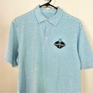 Vineyard Vines Bradley Stripe Sankaty Performance Polo Size Medium